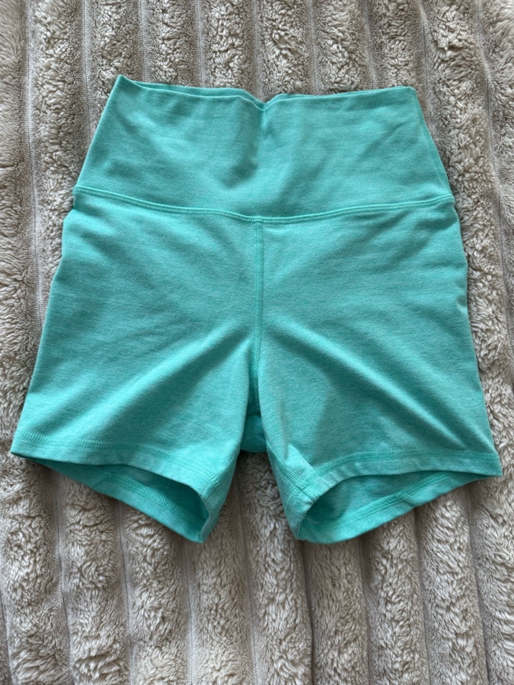 Fleo Mint Green High Rise Shorts